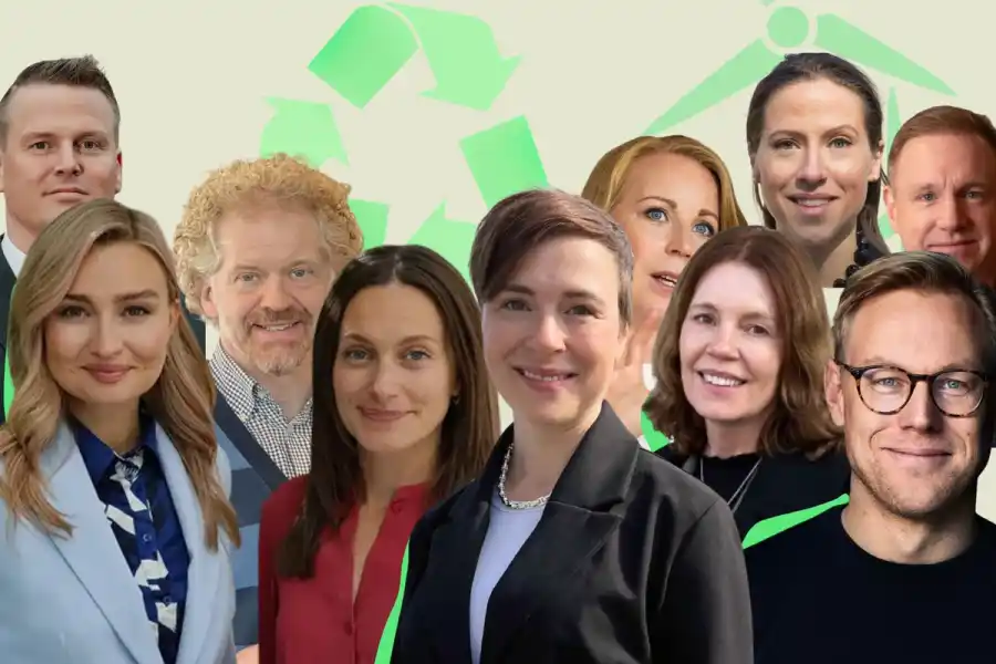 Personerna bakom några av de hetaste rockaderna i energibranschen hittills i år. Pressbilder (montage).