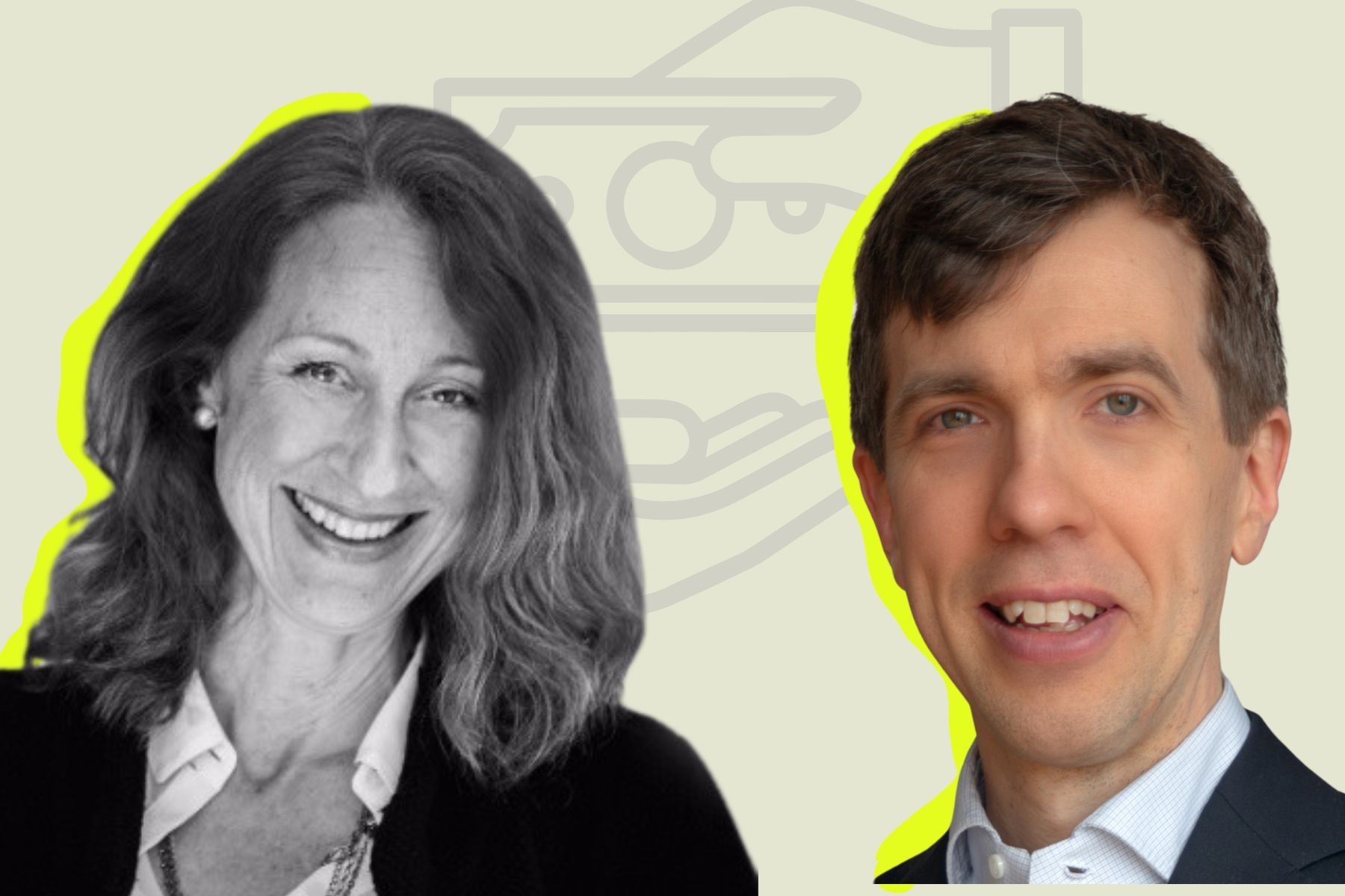 Christine Bjärkby, grundare av Sweban och Martin Olofsson, ängelinvesterare. Foto: Pressbilder.