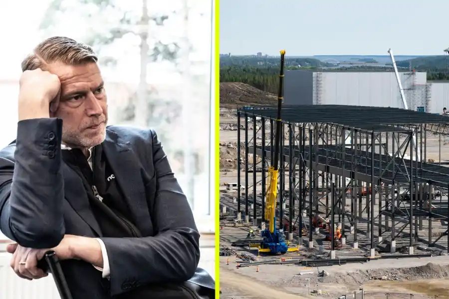 Peter Carlsson, vd vid Northvolt. Foto: pressbilder.