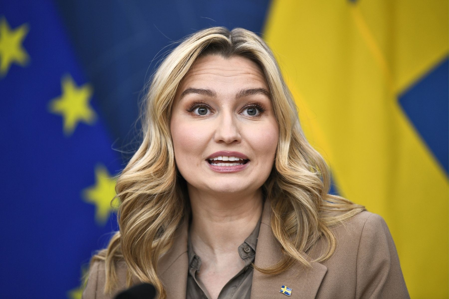 Energiminister Ebba Busch (KD). Foto: TT.