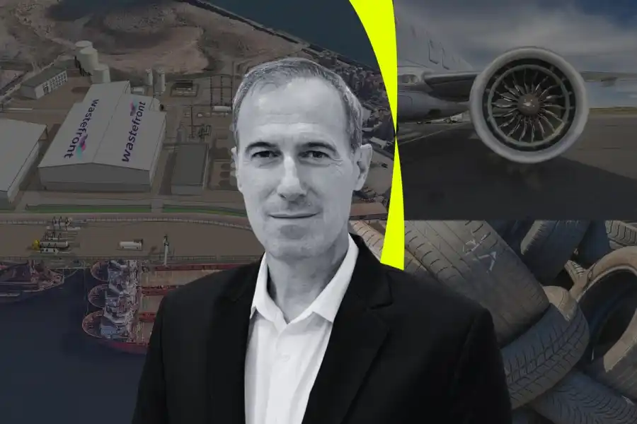 Wastefront CEO Vianney Vales. Photos: press and Canva.