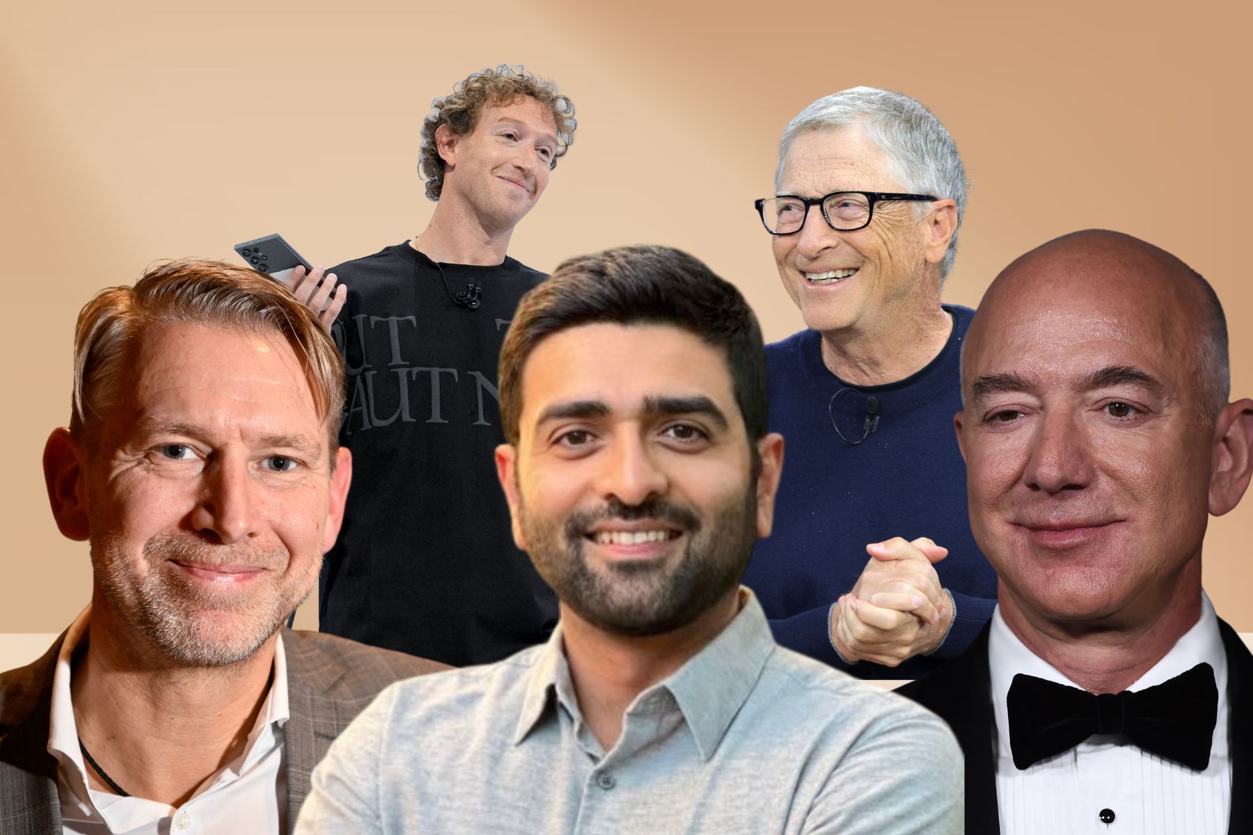 Peter Carlsson och Siddharth Khullar, grundare av Air machina som backas av bland annat Mark Zuckerberg, Bill Gates och Jeff Bezos. Foto: Pressbilder.