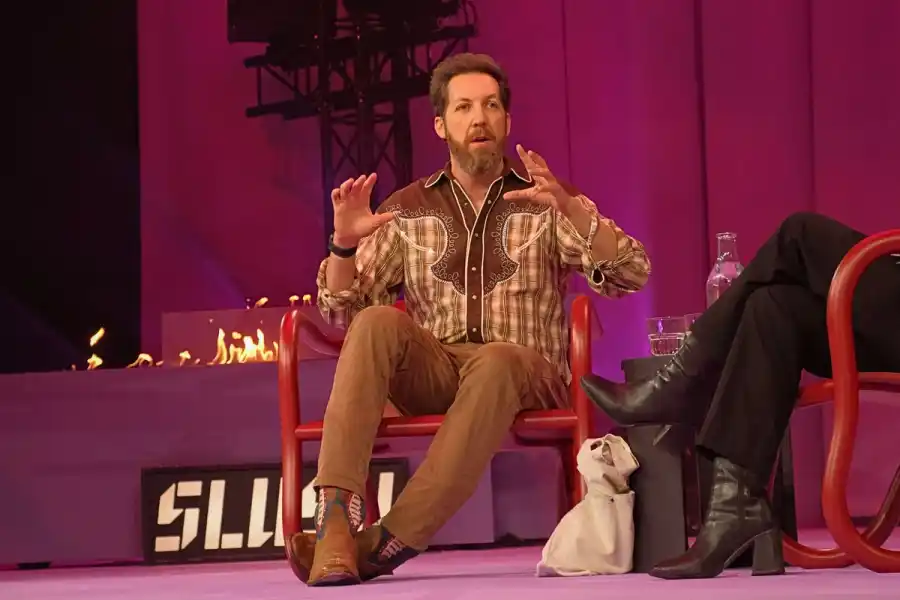 Chris Sacca, founding partner at Lowercarbon Capital, on stage at Slush 2025. Credit: Siôn Geschwindt for Impact Loop