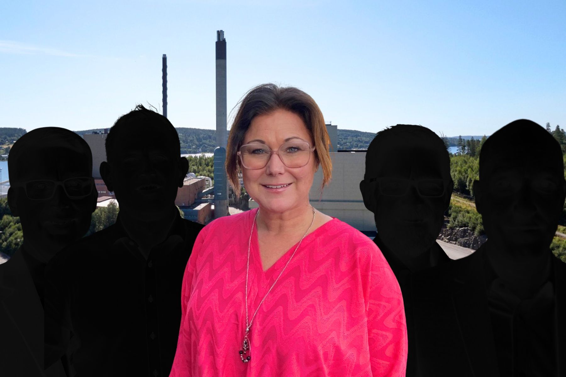 Linda Lejderud, vd på Sundsvalls Energi. Foto: Pressbilder (montage).