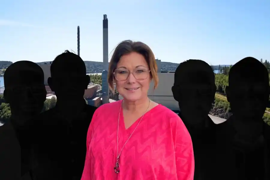 Linda Lejderud, vd på Sundsvalls Energi. Foto: Pressbilder (montage).