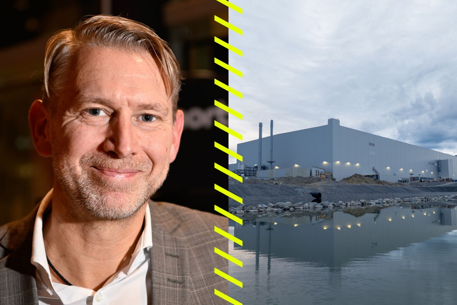 Peter Carlsson och Northvolt Ett. Foto: Magnus Hjalmarson Neideman/SvD /TT/Press