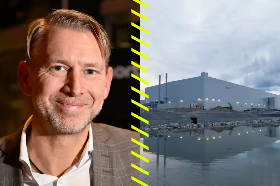 Peter Carlsson och Northvolt Ett. Foto: Magnus Hjalmarson Neideman/SvD /TT/Press