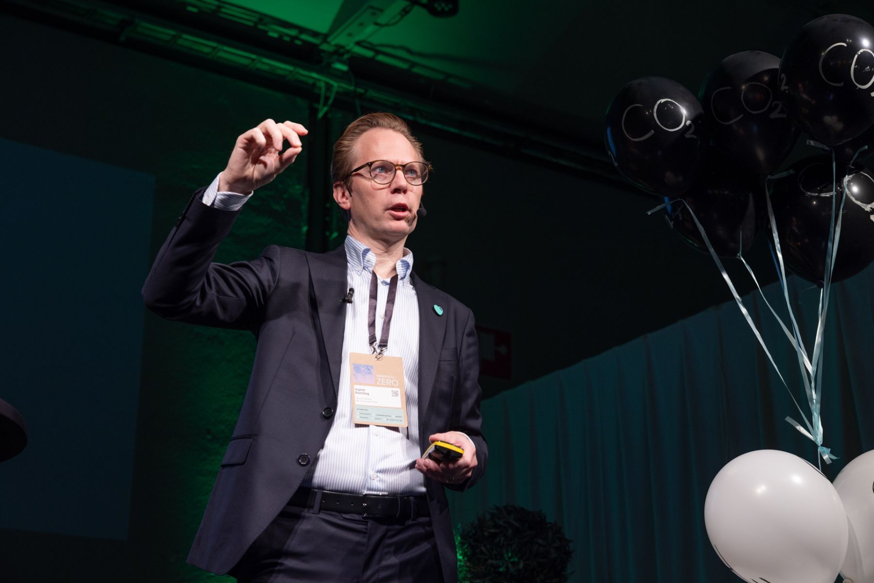 Ingmar Rentzhog, grundare av We Don't Have Time, på Techarena Zero. Foto: Techarena Zero.