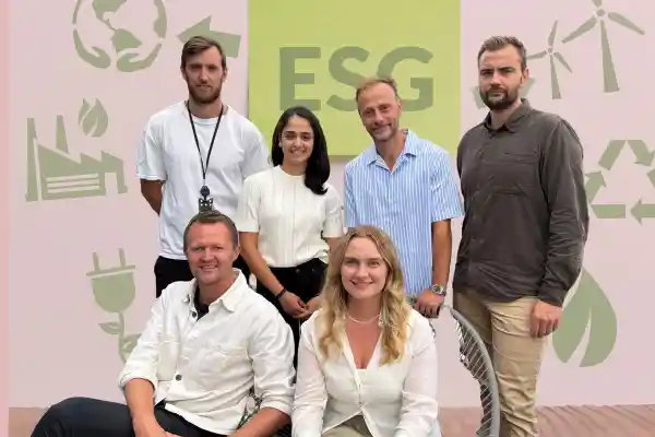 Dr. Markus Øverli, CTO and co-founder of Morescope, Sheri Shamlou, COO and co-founder of Morescope, Joachim Nahem, Executive Chairman and co-founder of Position Green, Ulf Johansen, CSO and co-founder of Morescope.