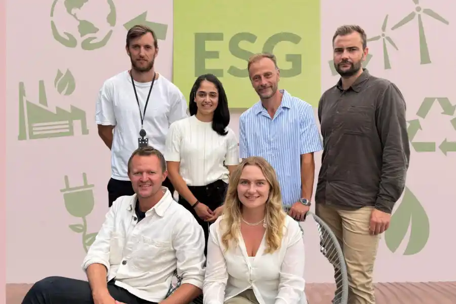 Dr. Markus Øverli, CTO and co-founder of Morescope, Sheri Shamlou, COO and co-founder of Morescope, Joachim Nahem, Executive Chairman and co-founder of Position Green, Ulf Johansen, CSO and co-founder of Morescope.