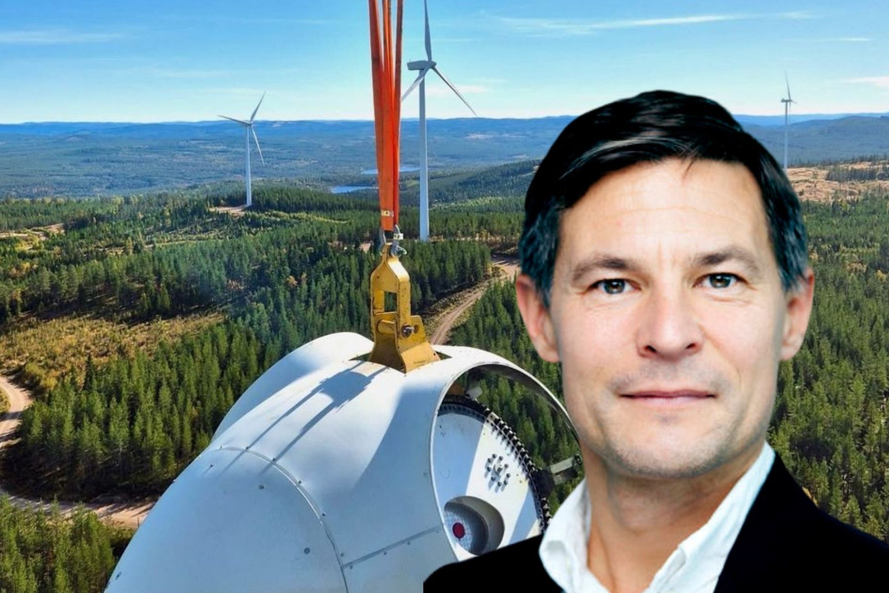 Anders Widman, Sverigechef på Eurowind Energy. Foto: Pressbilder.