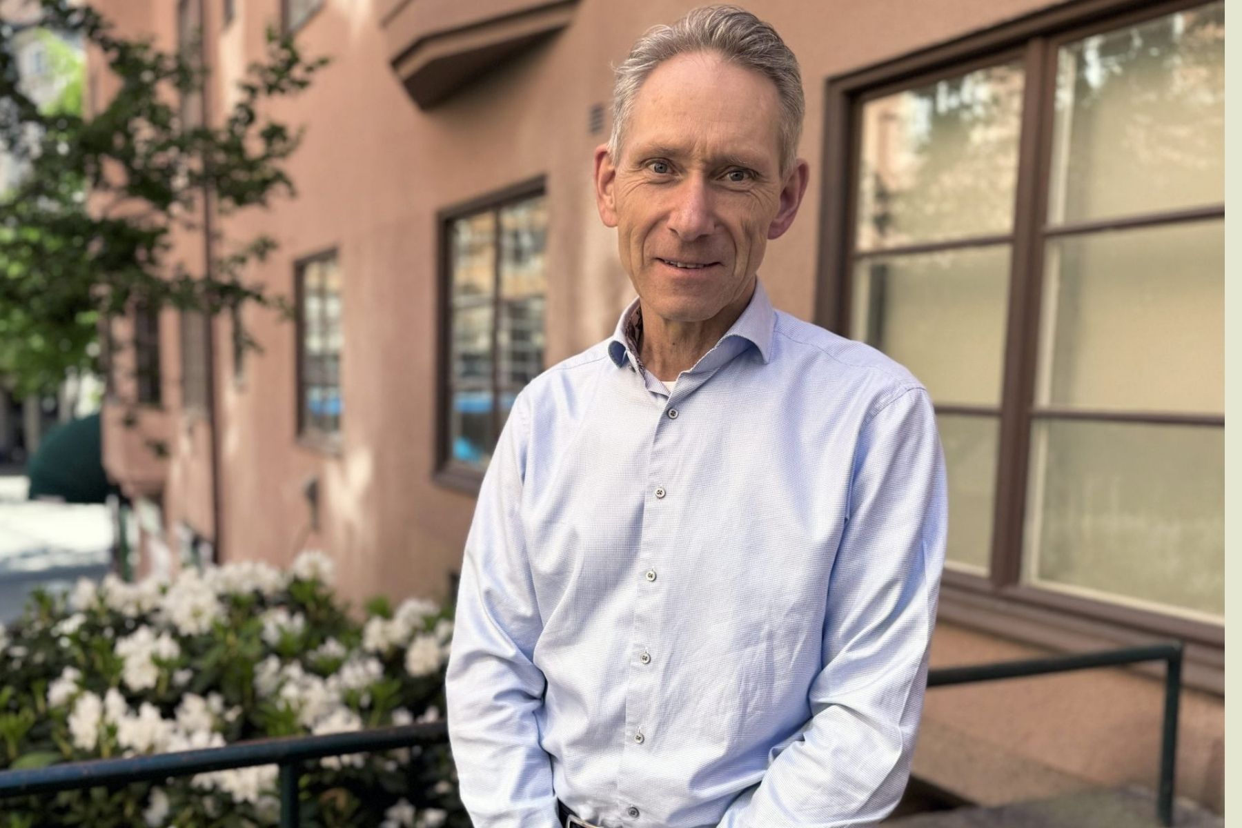Leif Göransson, tillförordnad vd på Soltech. Pressbild.