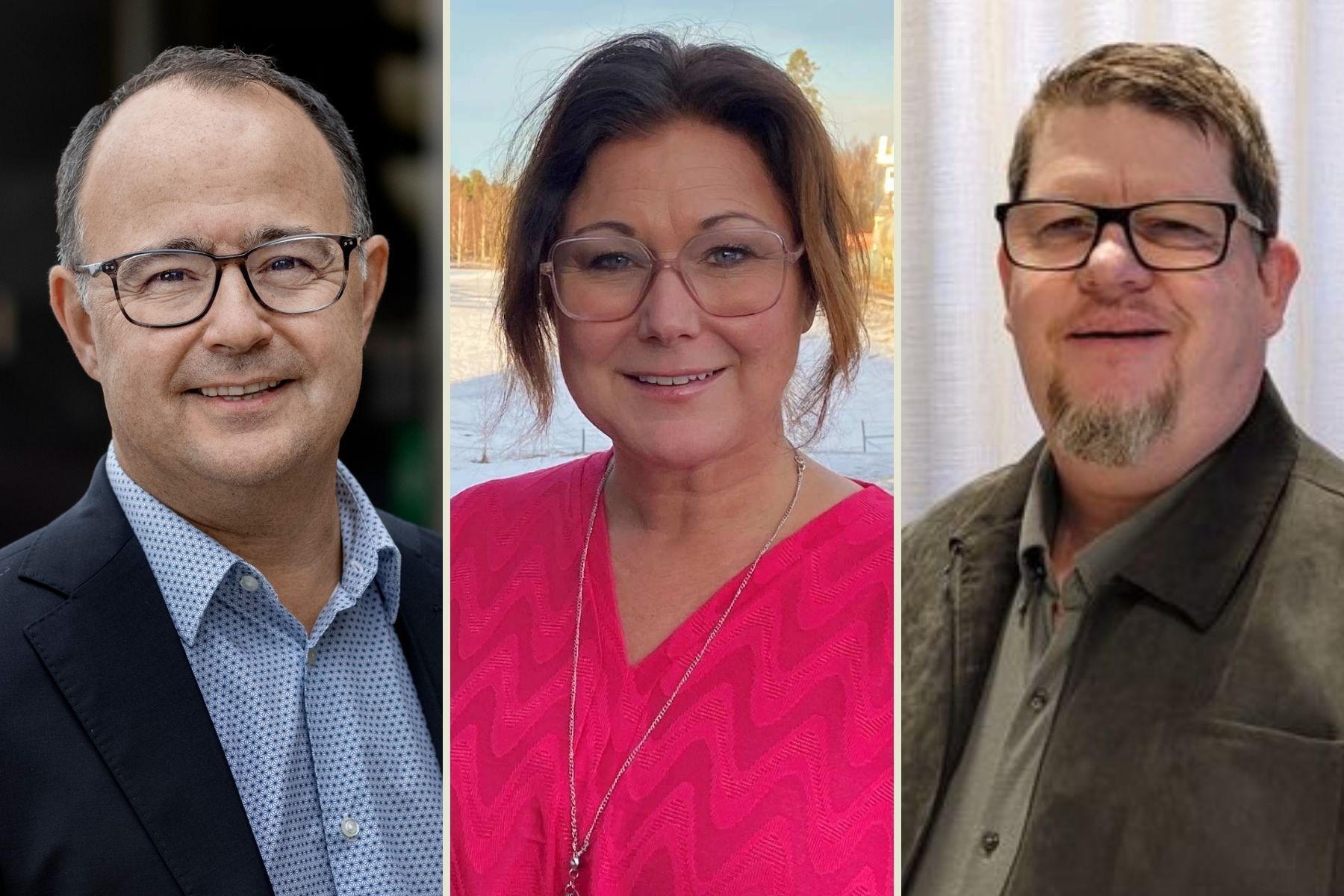 jan Ridfeldt, vd på Umeå Energi, Linda Lejderud, vd på Sundsvall Energi och Roland Nordin, vd på Övik Energi. Foto: Pressbilder.
