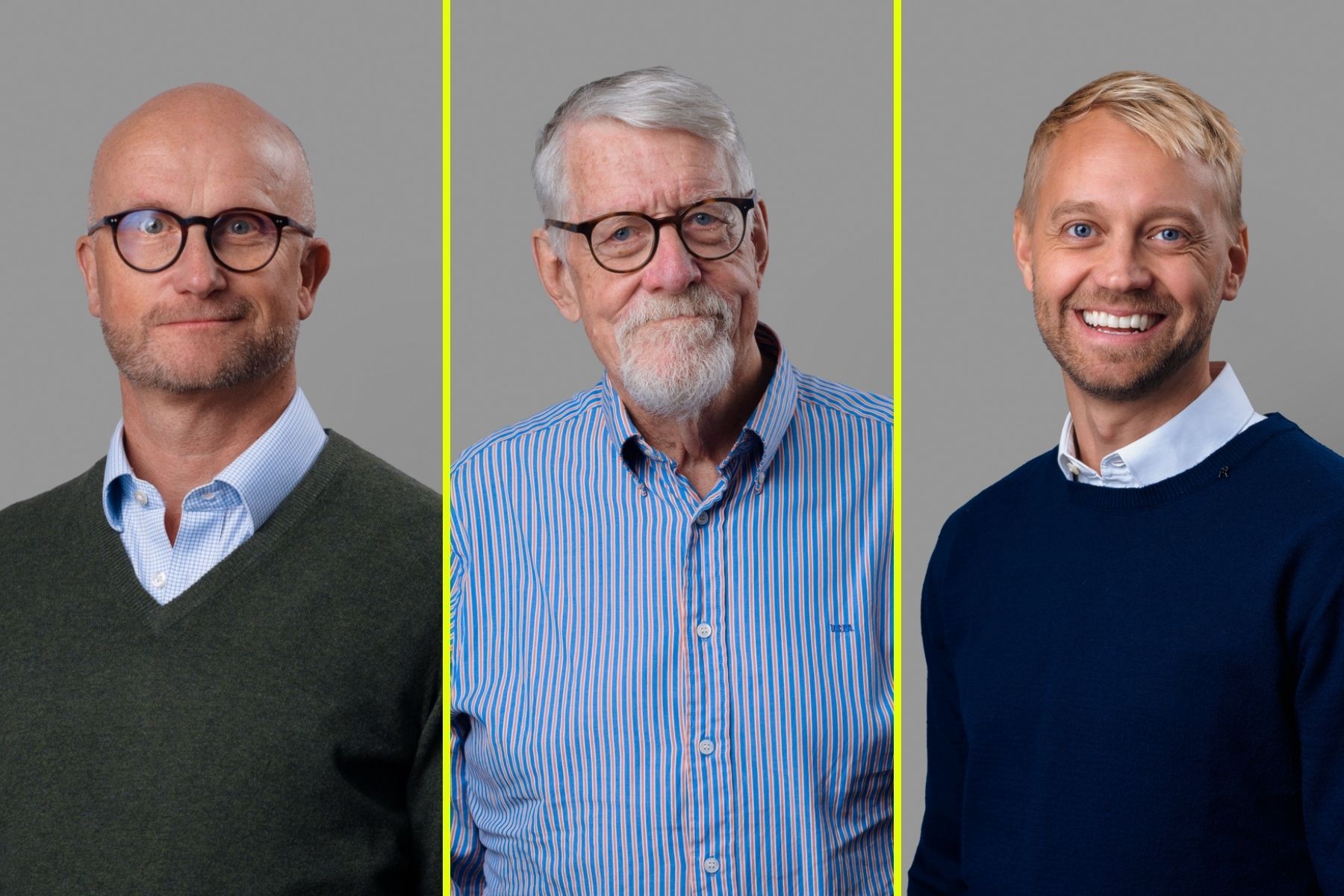 Eric Feldt, Göran Wiklund och Henrik Juhlin på Zero Mission. Foto: Pressbilder.