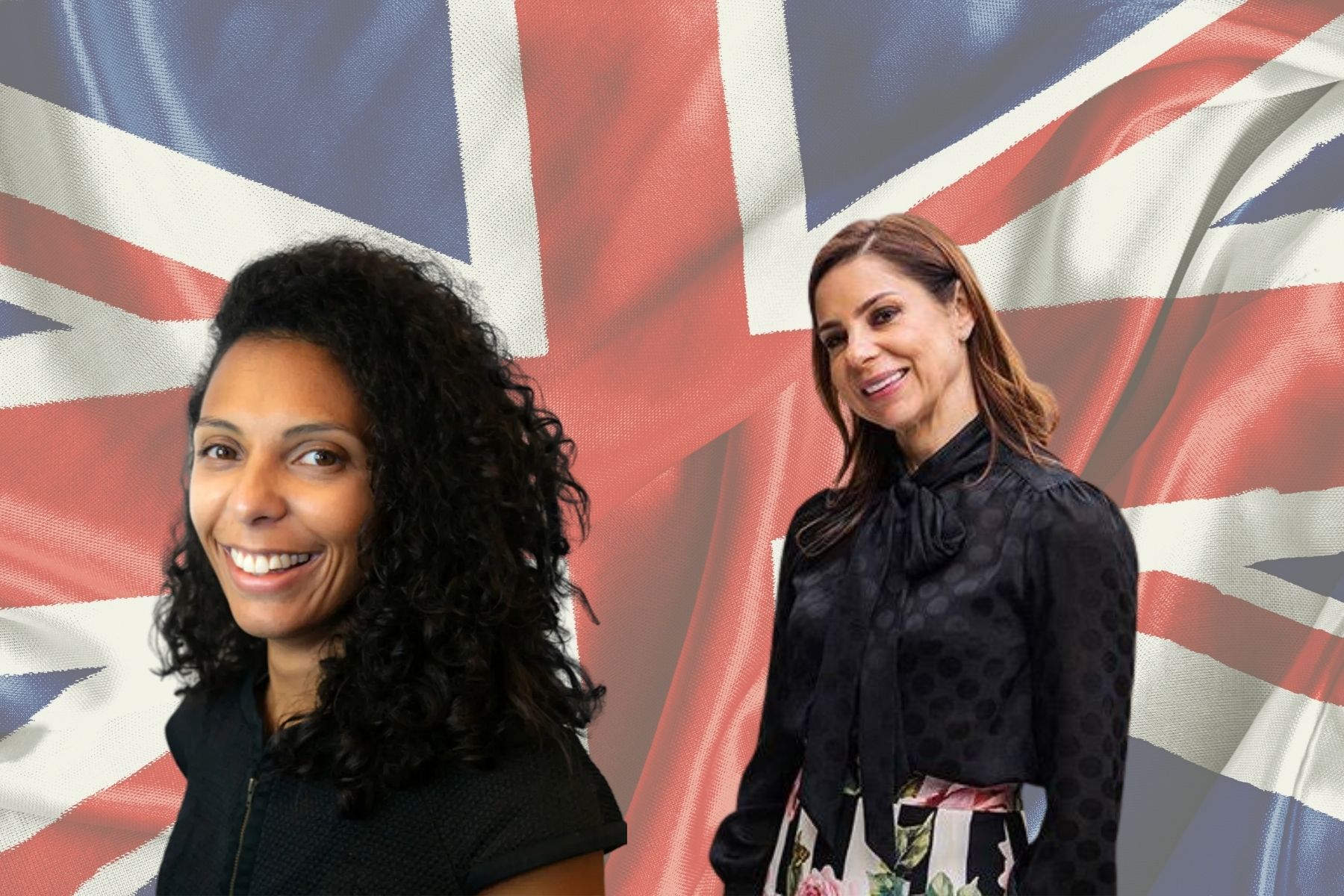 Stephanie Heller, managing partner of Bootstrap Europe (left) and Debbie Wosskow, co-chair of the Invest in Women Taskforce (right)