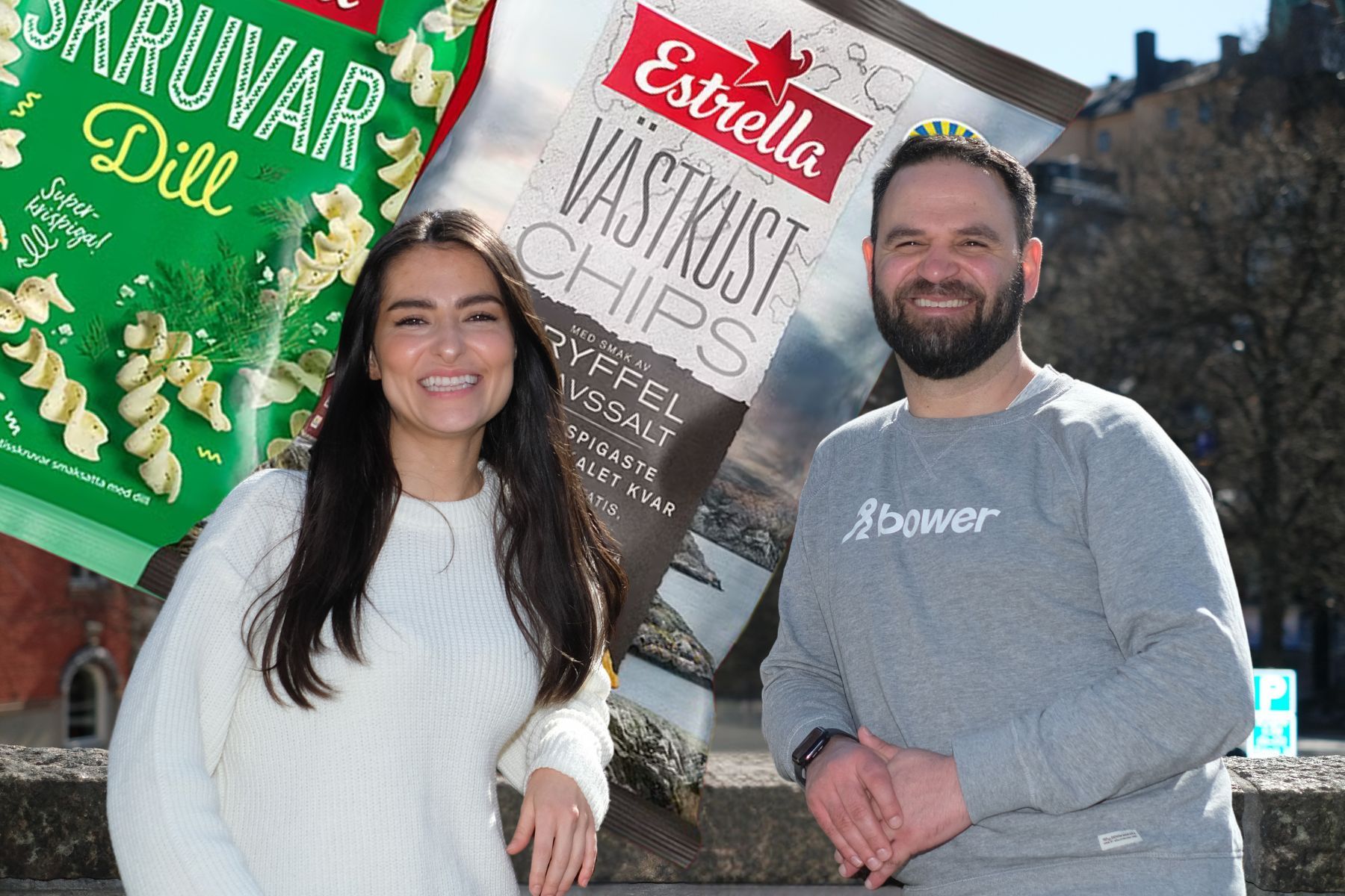 Berfin Roza Mert och Suwar Mert, grundare av Bower. Foto: Pressbild och collage av Impact Loop.