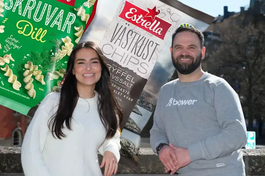 Berfin Roza Mert och Suwar Mert, grundare av Bower. Foto: Pressbild och collage av Impact Loop.