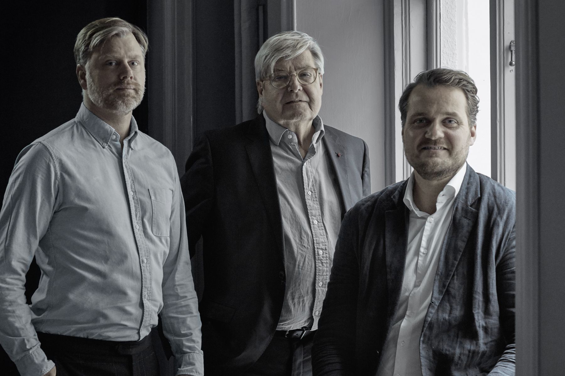 Altereds grundare Mikael Abbhagen, Kaj Mickos och Johan Nihlén. Foto: Altered.