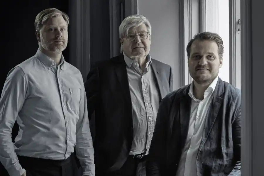 Altereds grundare Mikael Abbhagen, Kaj Mickos och Johan Nihlén. Foto: Altered.