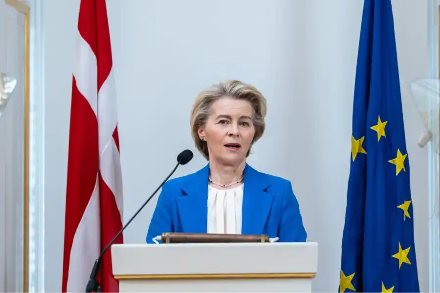 Ursula von der Leyen, President of the European Commission. Photo: Emil Nicolai Helms/Ritzau Scanpix.