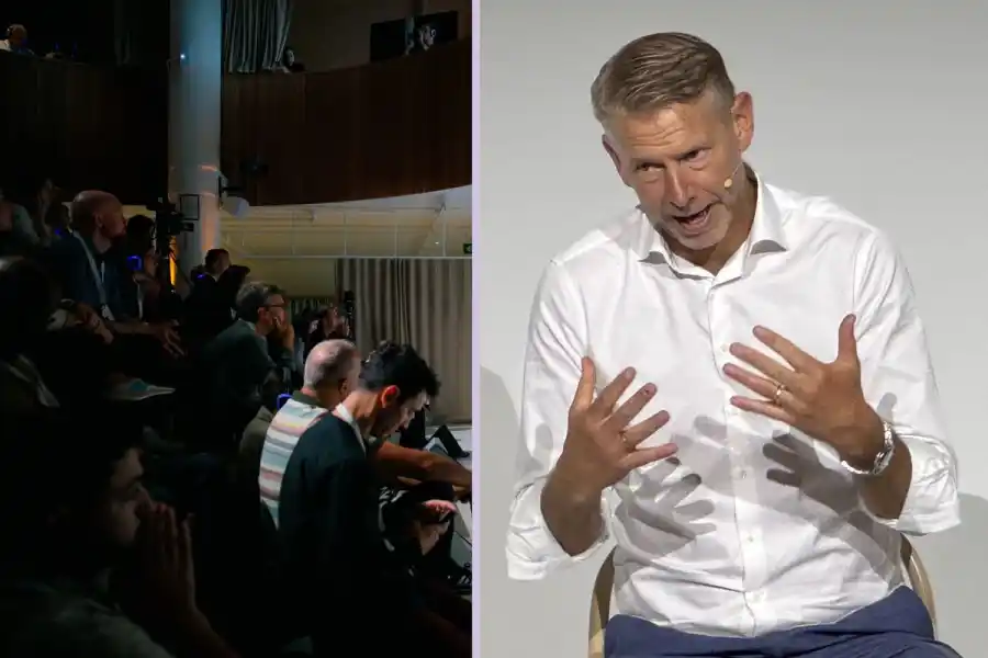 Peter Carlsson, co-founder and ex-CEO of Northvolt. Photo: Norrsken/Impact Loop.