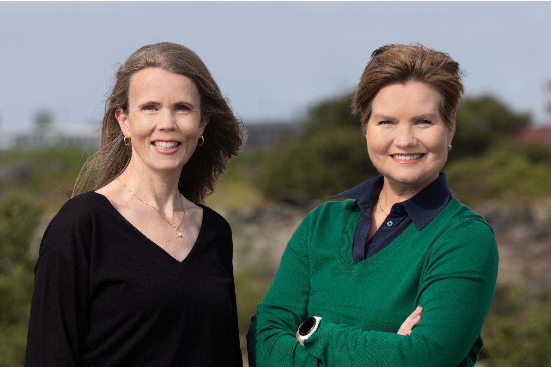 Snerpapower co-founders Auður Vésteinsdóttir (left) and Íris Baldursdóttir. Press photo