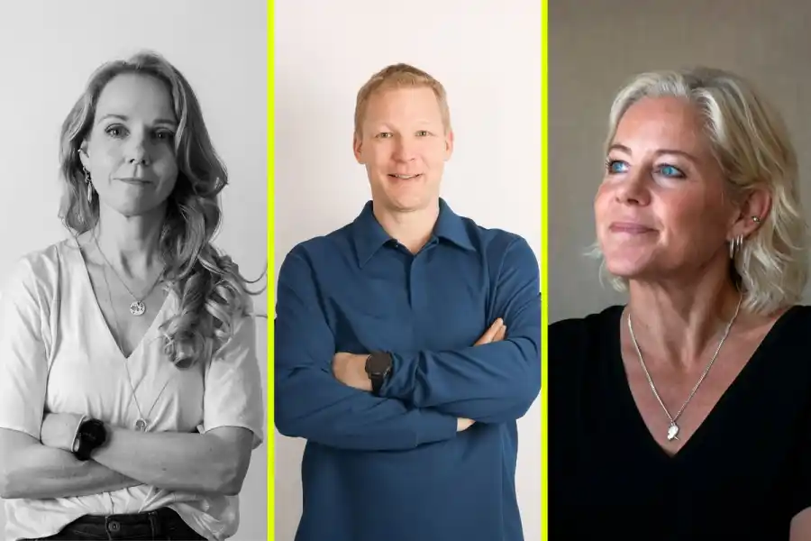 Camilla Skjønning Jørgensen, Dennis Nobelius och Susanna Campbell på Syre. Foto: pressbilder.