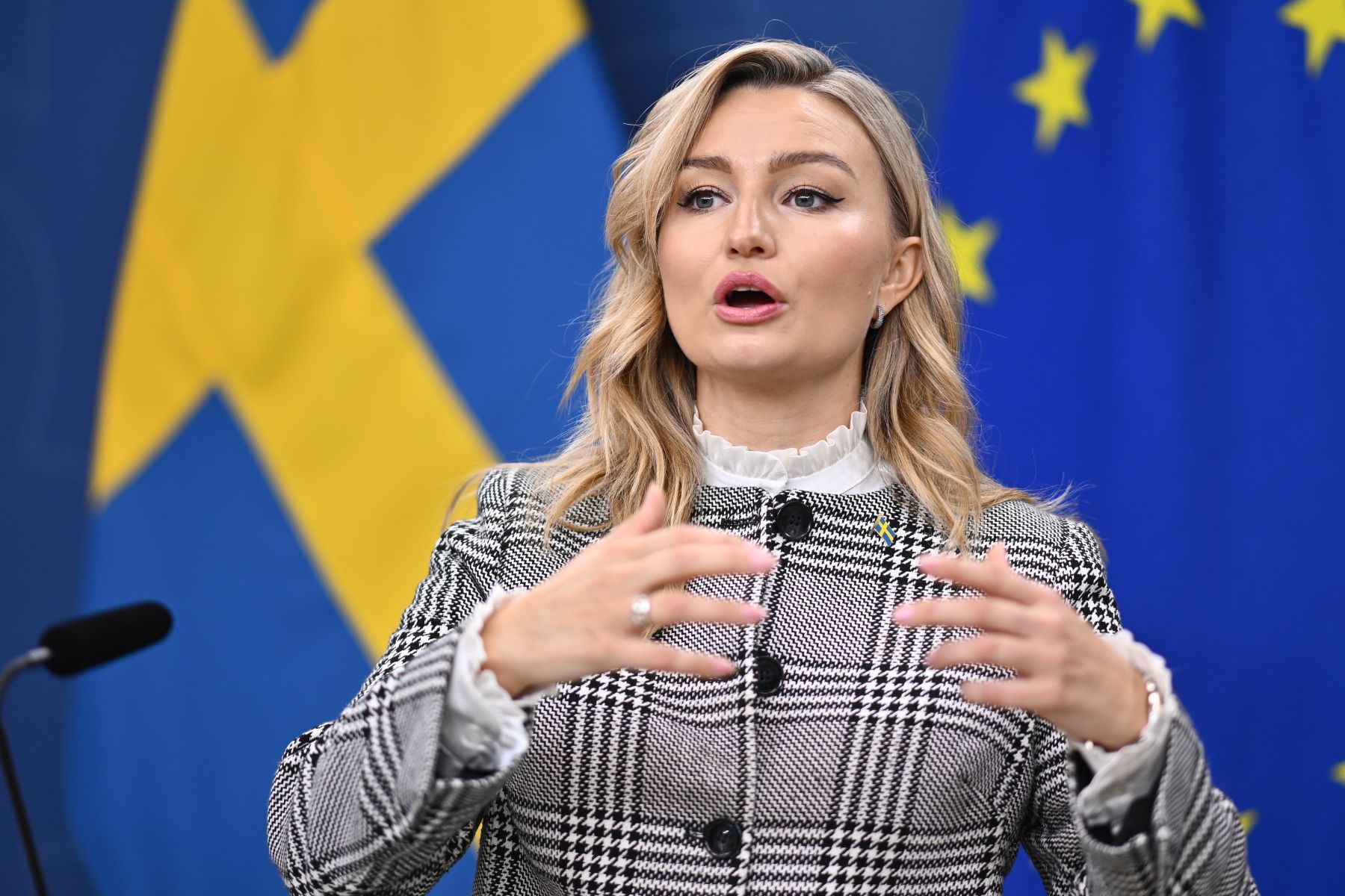 Energiminister Ebba Busch. Foto: TT.