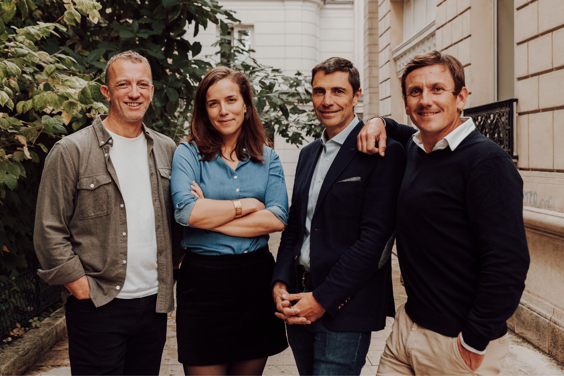 Slate VC team left to right: Renaud Visage, Chloé Giard, Sébastien Léger, and Clément Buyse. Supplied