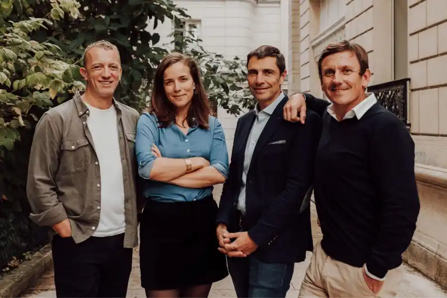 Slate VC team left to right: Renaud Visage, Chloé Giard, Sébastien Léger, and Clément Buyse. Supplied