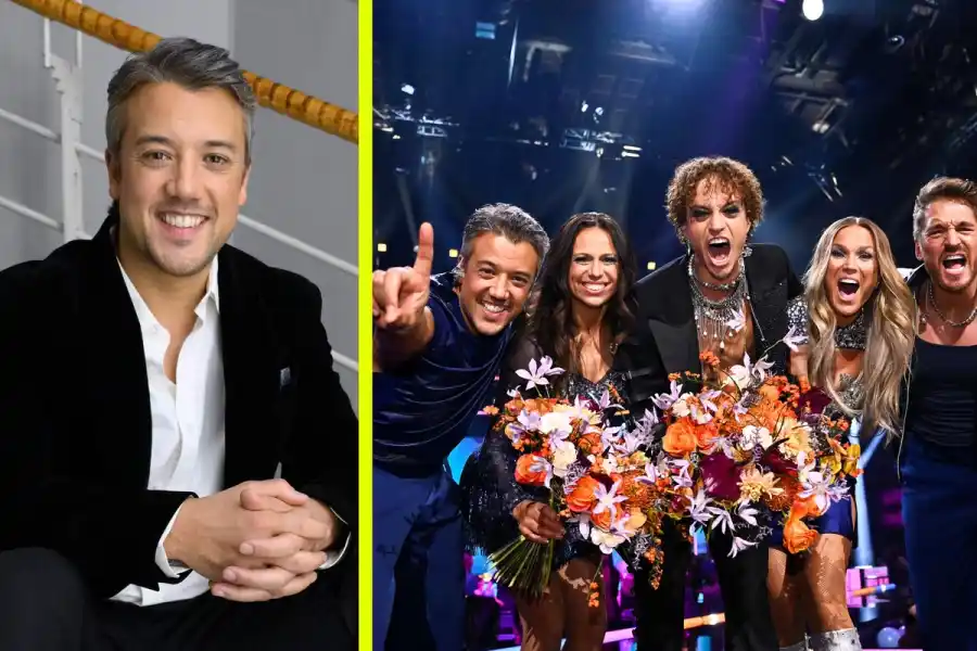 Amit Paul tillsammans med sitt A-teens som deltog i Melodisfestivalen. Foto: TT.