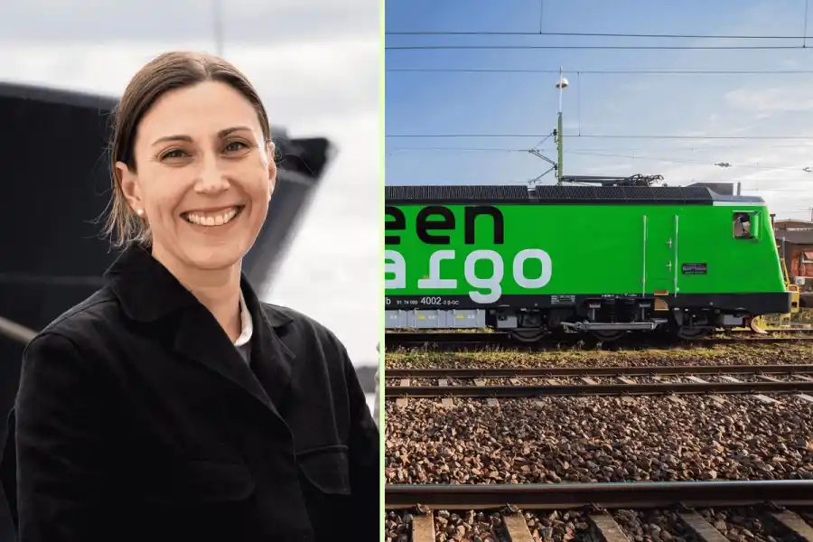 Jenny Marin, logistikchef på Stegra, som kommer att arbeta med Green Cargo för sina transporter. Foto: pressbilder