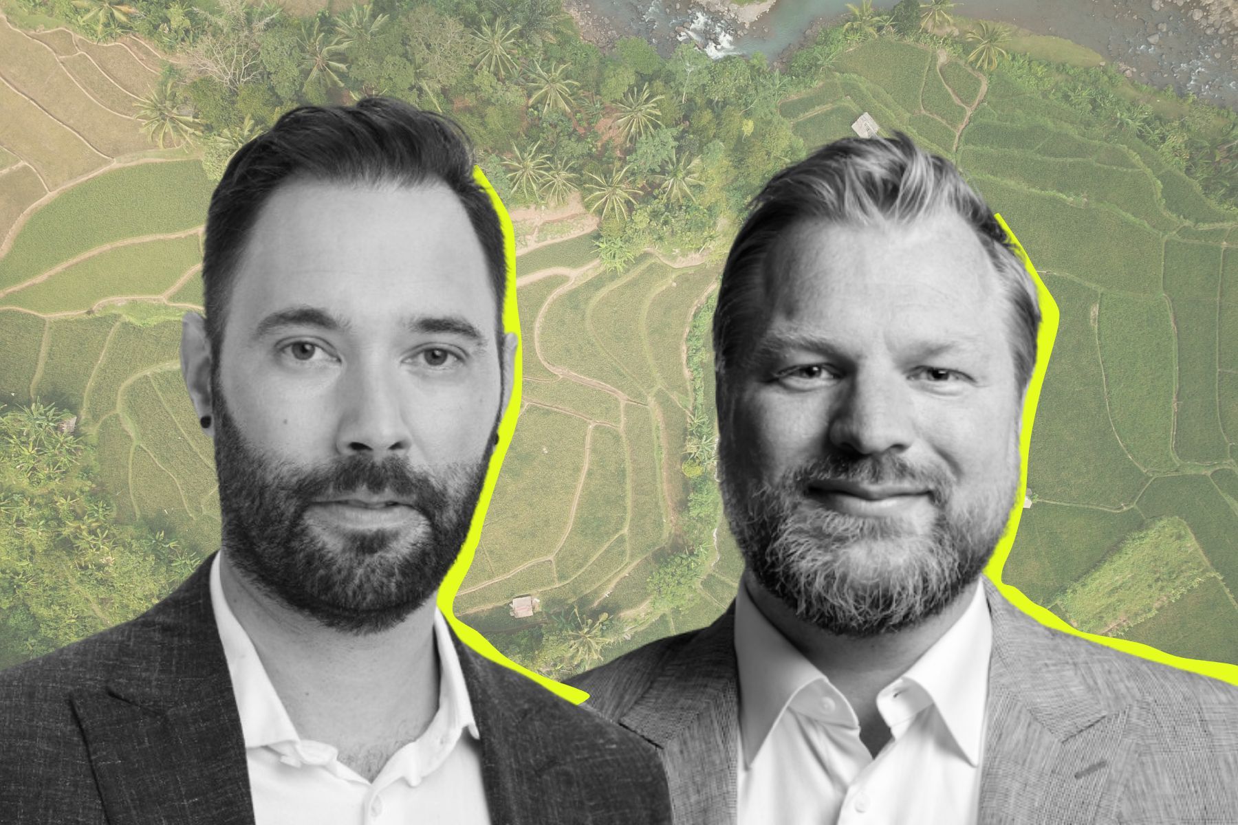 Philippe Crête, managing director of natural capital, FAM (left) and Karel Nierop, head of products and solutions at Triodos IM.