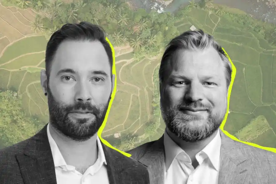 Philippe Crête, managing director of natural capital, FAM (left) and Karel Nierop, head of products and solutions at Triodos IM.