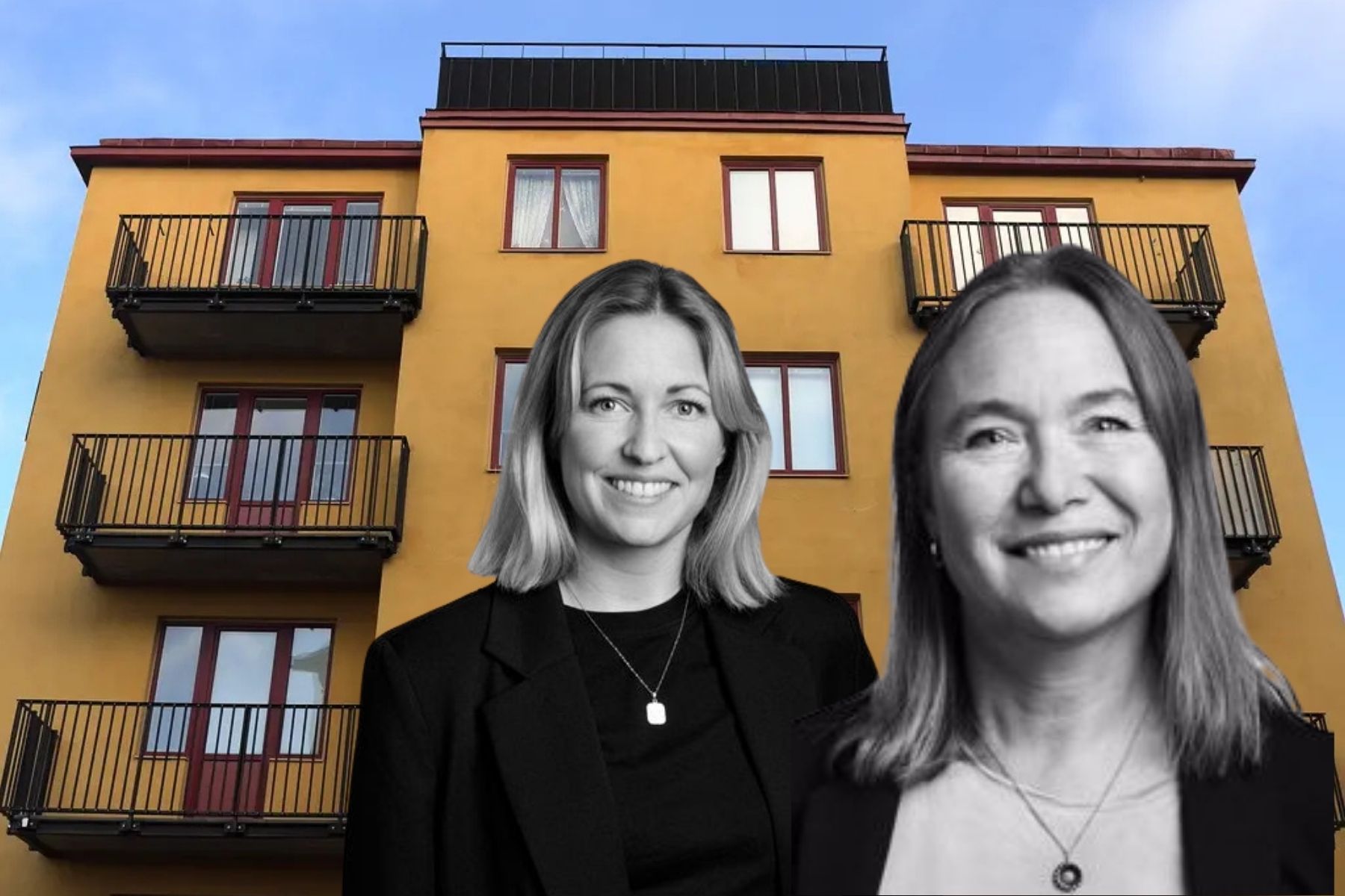 Frida Olofsson och Sara Jacobsson på Svefa. Foto: Pressbilder.