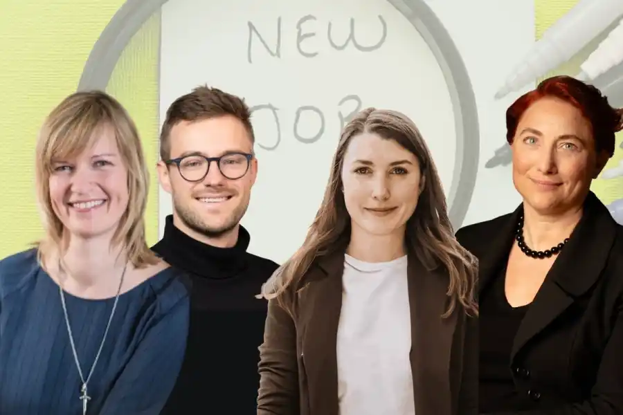 From left: Urte Zahn (Re-Fresh Global), Stefan Albers (Green Fusion), Caroline Walerud (AirForestry) and Gabriella Sahlman (Fuels Capital). Images supplied