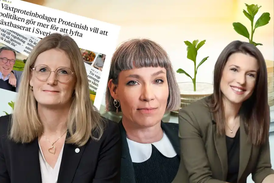Emma Gretzer, generaldirektör på Formas, Darja Isaksson, generaldirektör på Vinnova och Svetoslava Georgieva, ordförande för EIC. Foto: pressbilder.