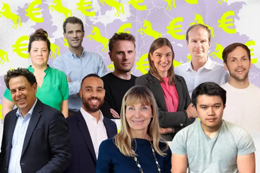 Some of the European unicorn leaders in Impact Loop's deep dive. See photo description at the bottom. Photos: Press/Impact Loop.