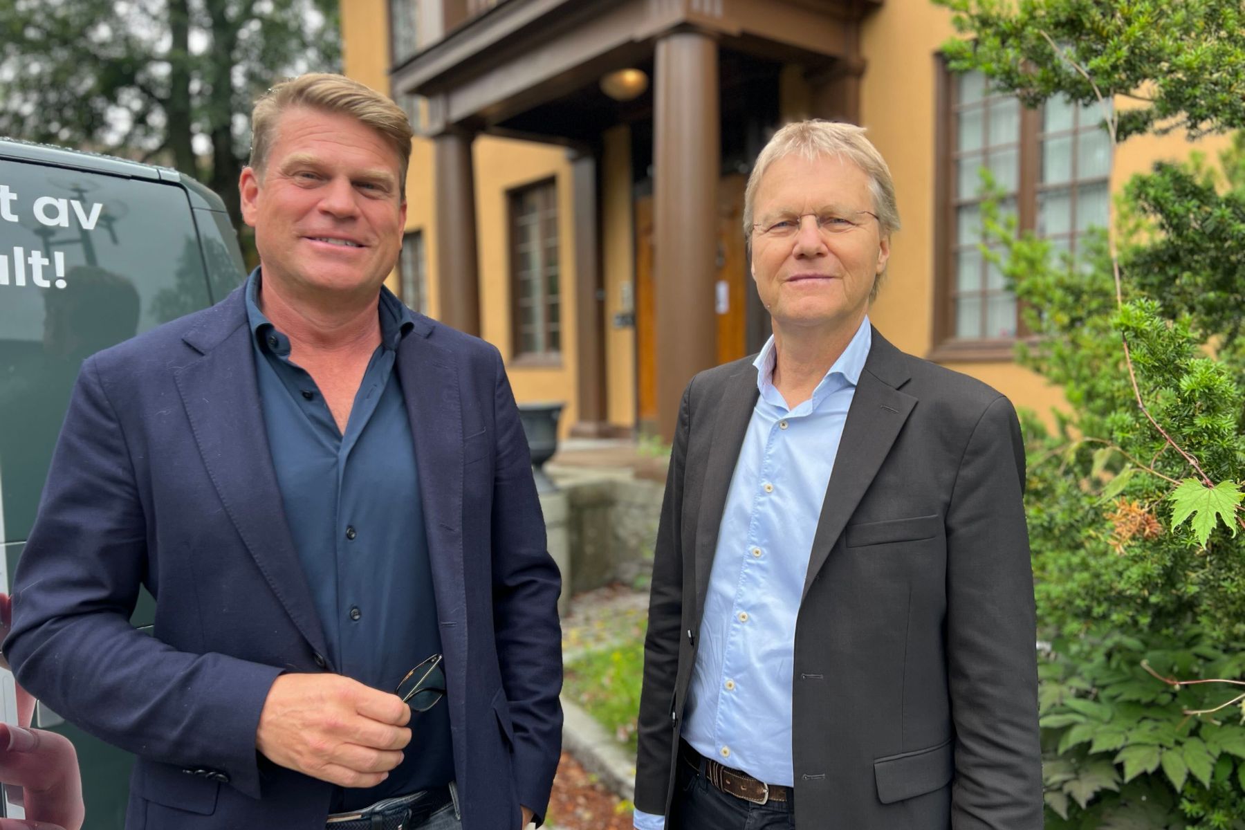 Henrik Svanqvist och Göran Enander. Foto: Johann Bernövall.