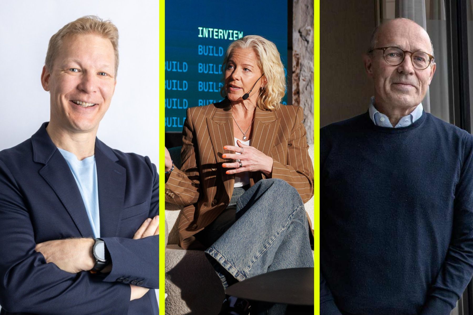 Dennis Nobelius, vd på Syre och styrelseledamöterna Susanna Campbell och Harald Mix. Foto: Pressbilder.