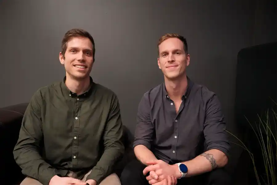 Andreas Kölling och Cedrik Wiberg. Foto: Press