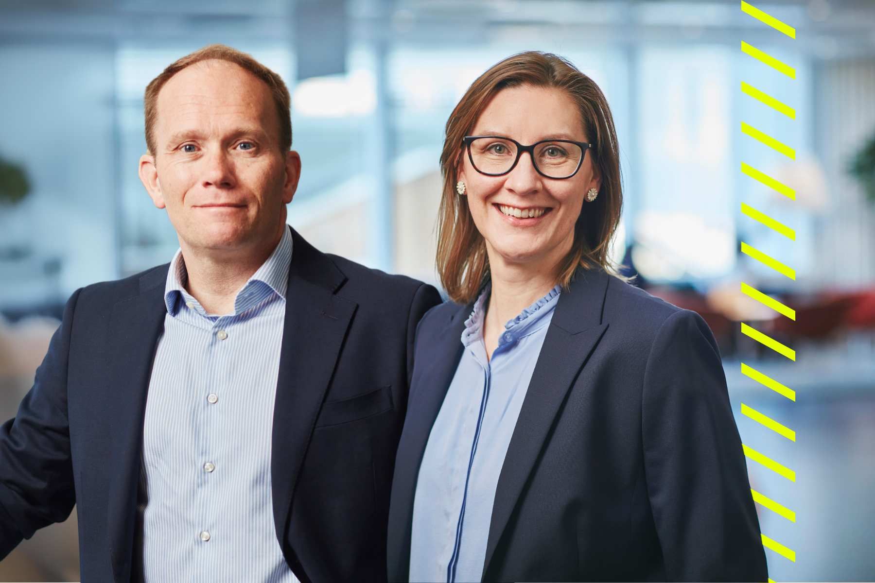 Paan Hermansson, vd, och Sophia Verheij-Engqvist, produktchef. Foto: pressbilder.