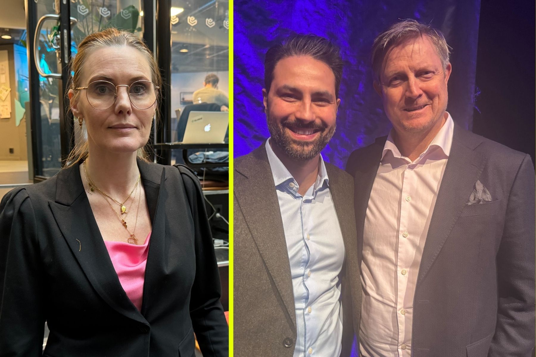 Ulrika Tornerefelt, Siavash Habibi och Jonas Jonsson. Foto: Energy Loop.