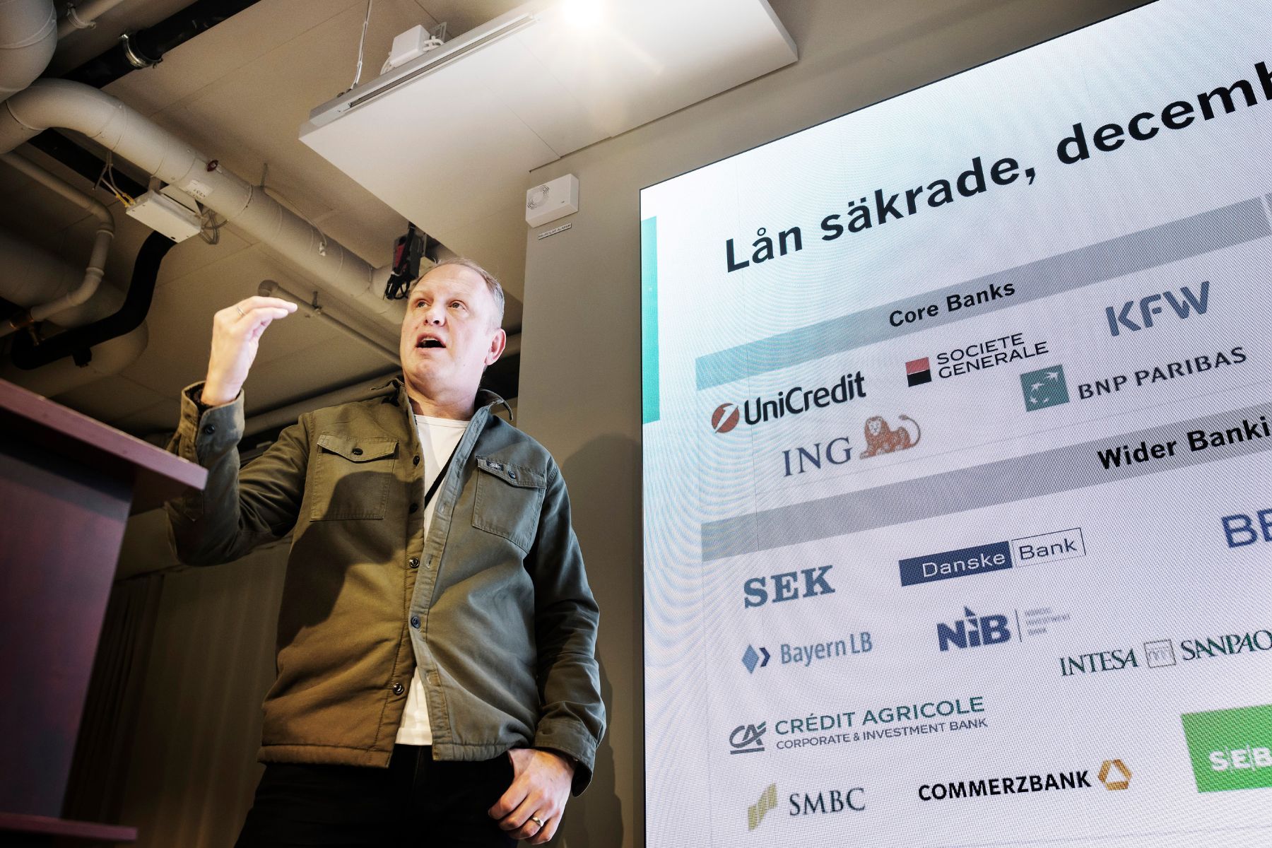 Henrik Henriksson, vd för Stegra. Foto: TT.