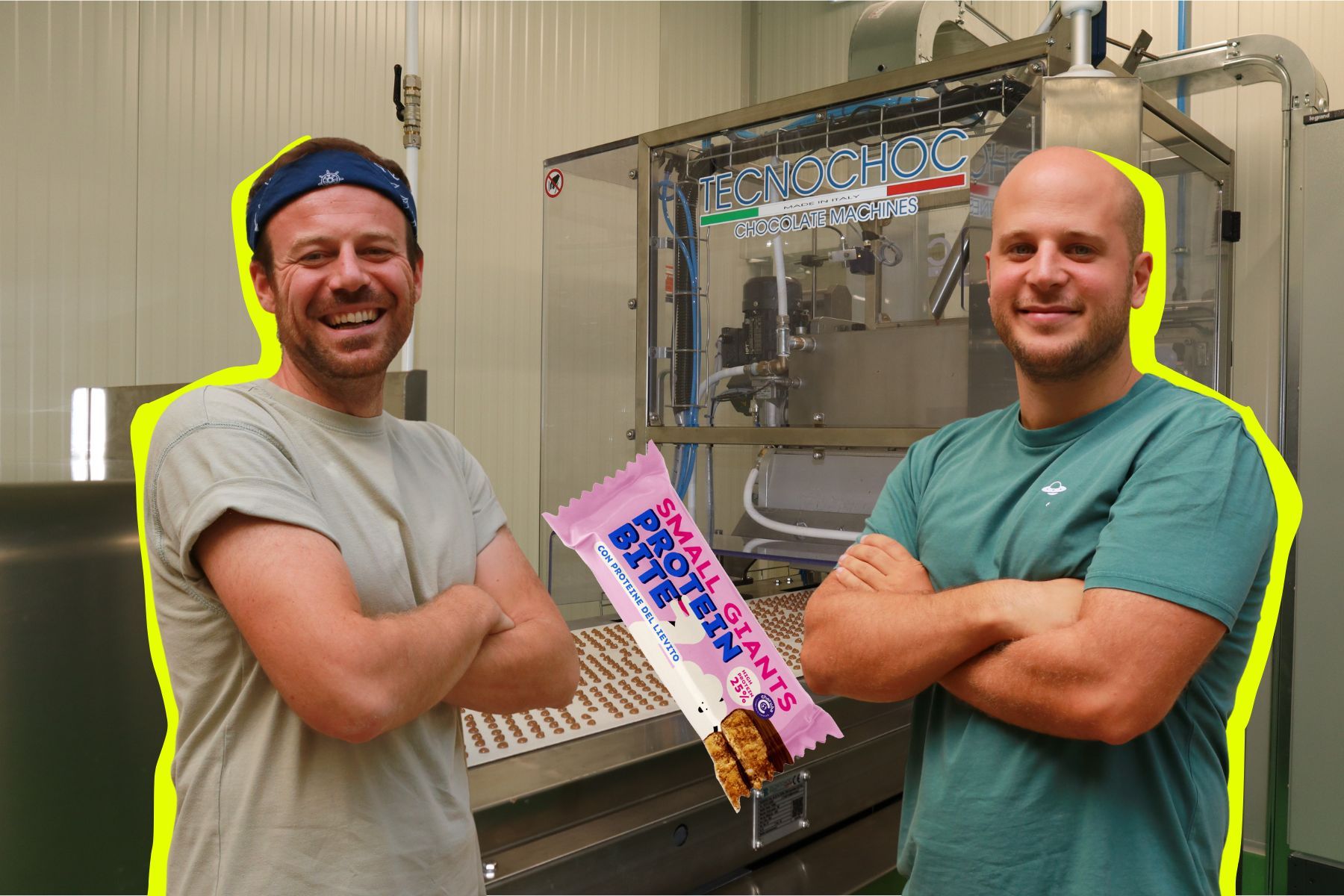 Two of Foreverland's co-founders, Massimo Sabatini (right) and Riccardo Bottiroli