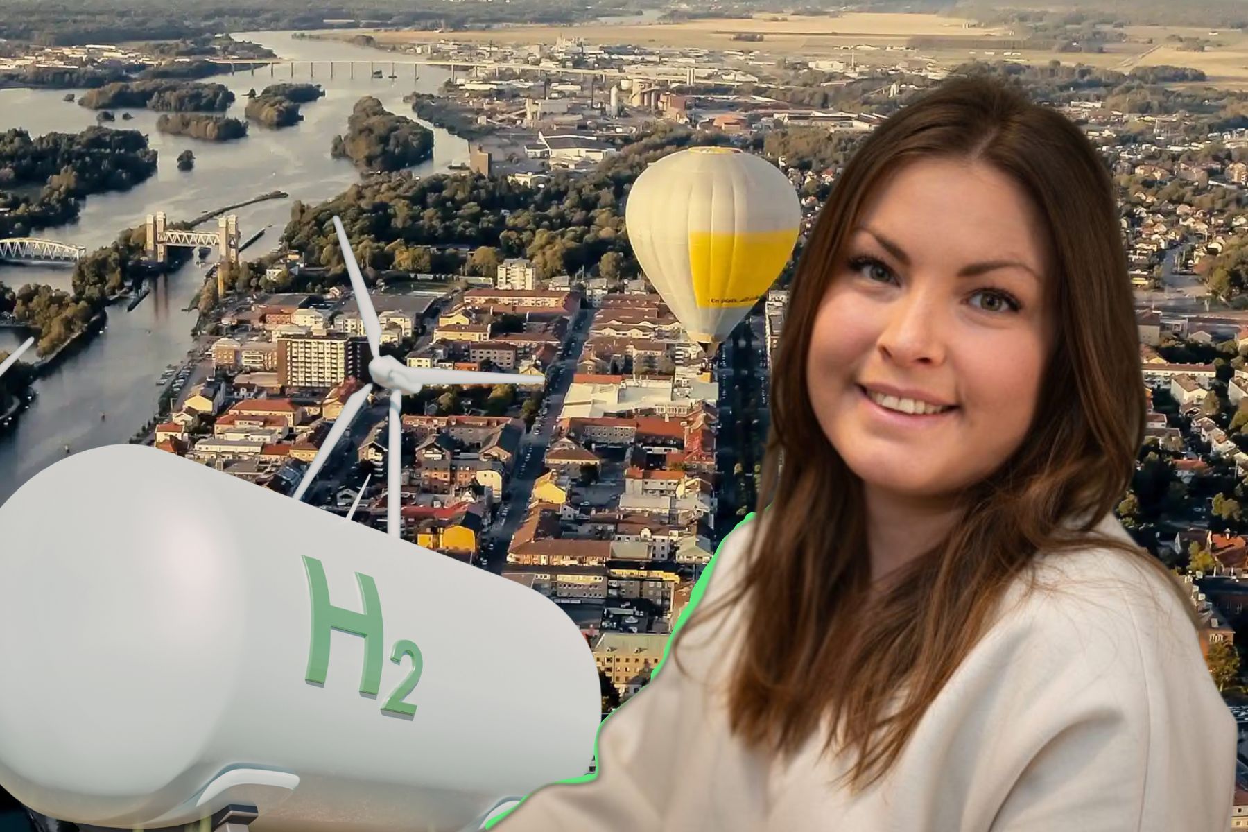 Patricia Ekenberg är COO och medgrundare av Scandinavian Horizon. Foto: Pressbild/Canva. Collage: Energy Loop.