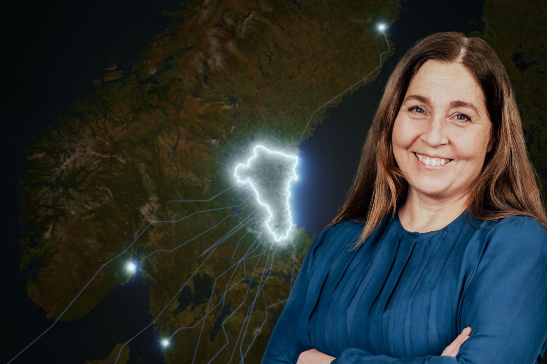 Ulrika Malmqvist, vd på Movexum. Pressbilder (montage).