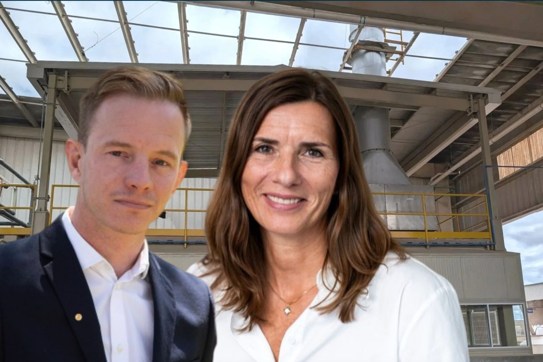 Fredrik Edström och Lina Røbekk Olsen. Foto: pressbilder.