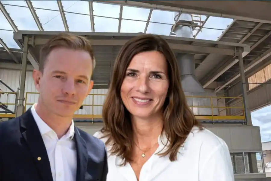 Fredrik Edström och Lina Røbekk Olsen. Foto: pressbilder.