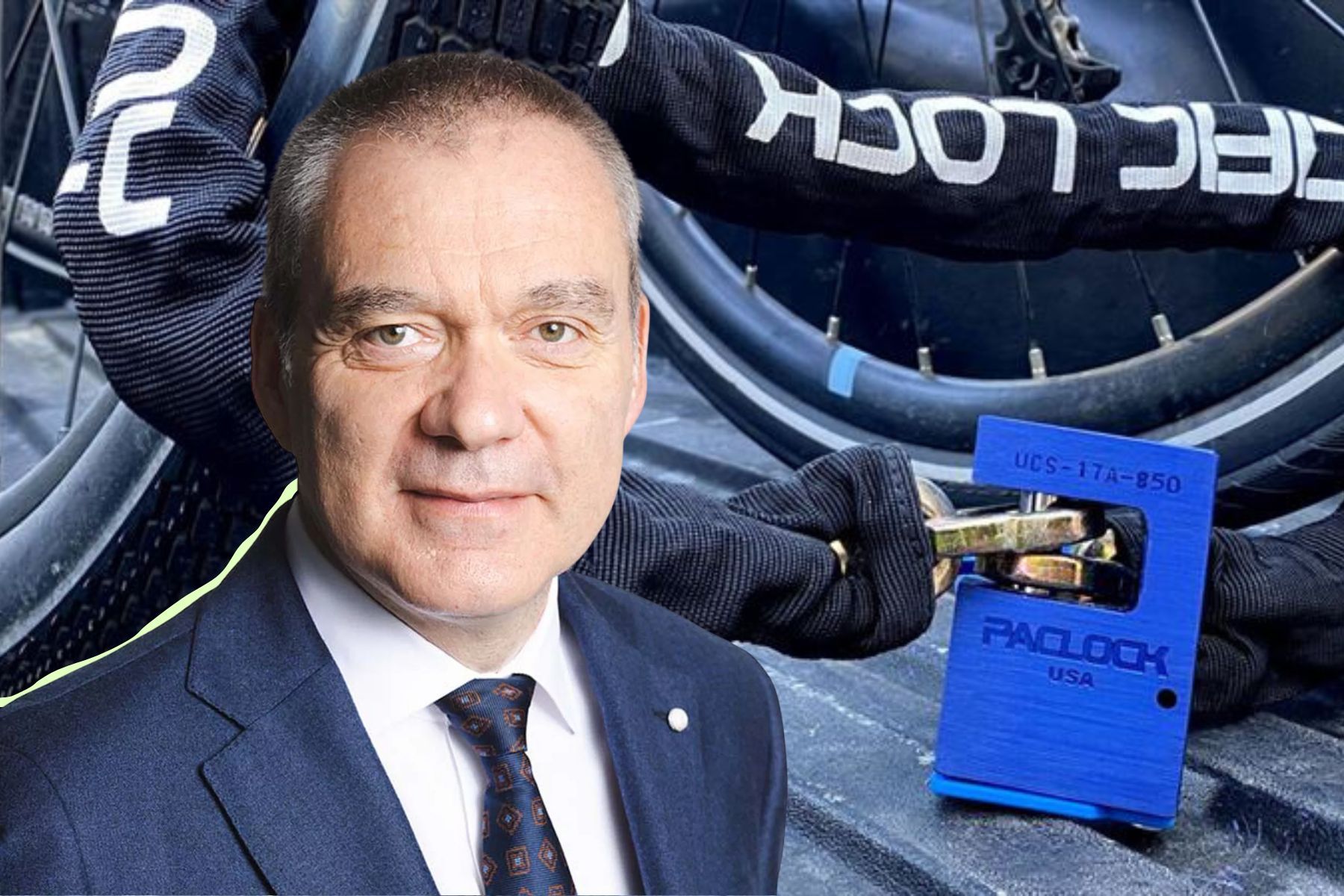 Nico Delvaux, vd för Assa Abloy. Foto: pressbilder (kollage)